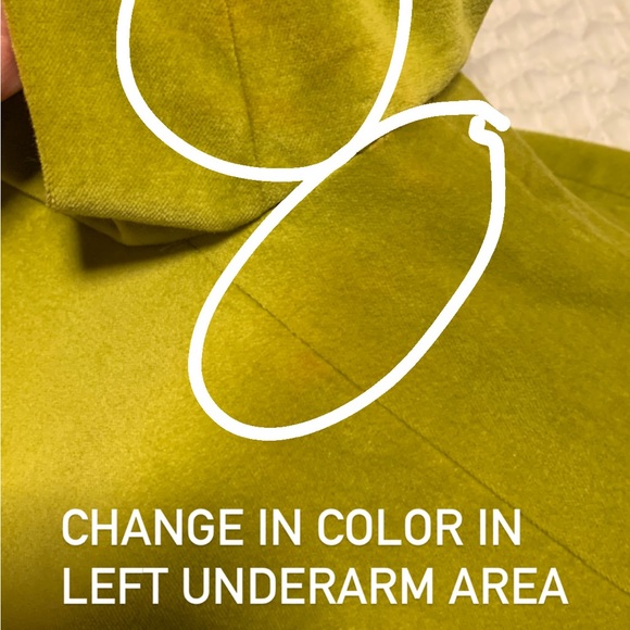 Banana Republic Velvet Blazer Citron Chartreuse - Picture 11 of 13